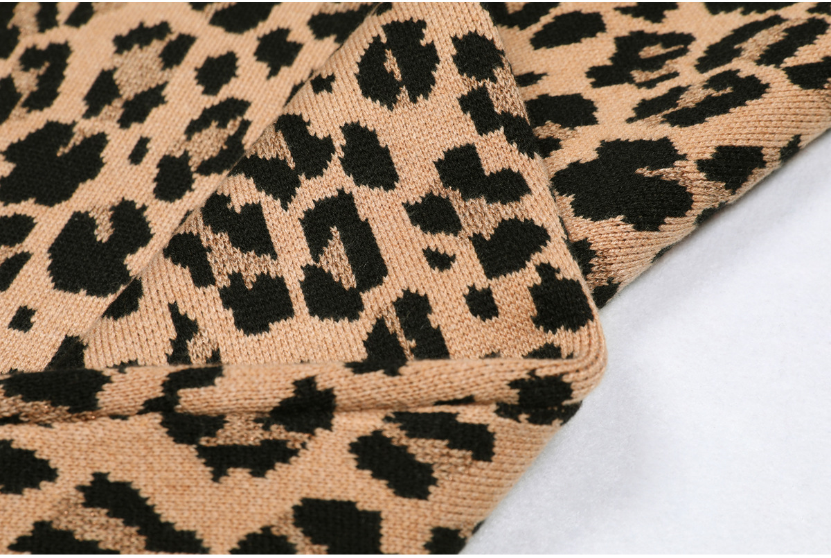 Summer Socialite Quality Leopard Print Fil Lumiere Weave Sleeveless Sling Dress