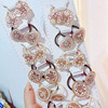 originality Scrub Curry color Sanrio Cartoon rubber string lovely children Hair tie Hair rope Headdress wholesale