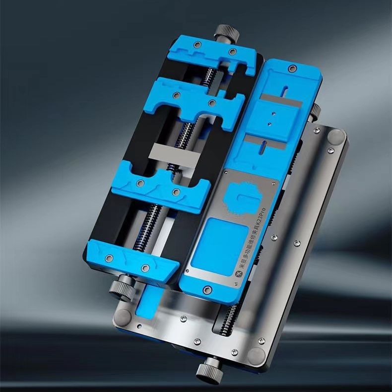 米景K23Pro多功能维修夹具双轴耐高温手机主板卡具万能芯片定位台