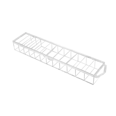 Nail Art 12 Acrylic Nail Art Jewelry Storage Box Wearing Nail Art Storage Box Nail Extend Nail Art Shop Special (Dırnaq bəzəkləri) - 12-compartment-transparent-nail-jewelry-box-1pc