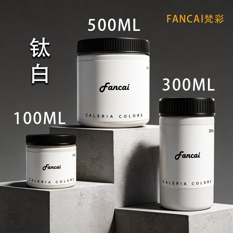 24 color high gloss acrylic pigment set 100ml gypsum doll pigment wall painting texture painting acr