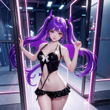 定制Cosplay初音小恶魔性感纯欲服装小恶魔翅膀角色扮演恶魔套装