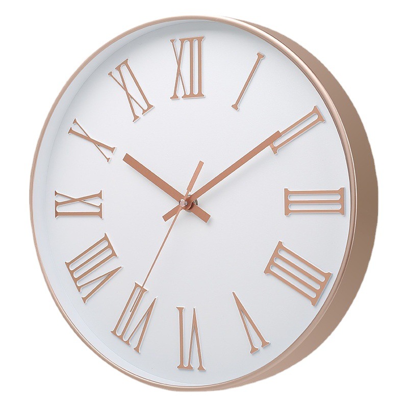 [12 pulgadas 30cm] Reloj de pared mudo moda creativa hogar sala de estar estéreo digital simple reloj al por mayor