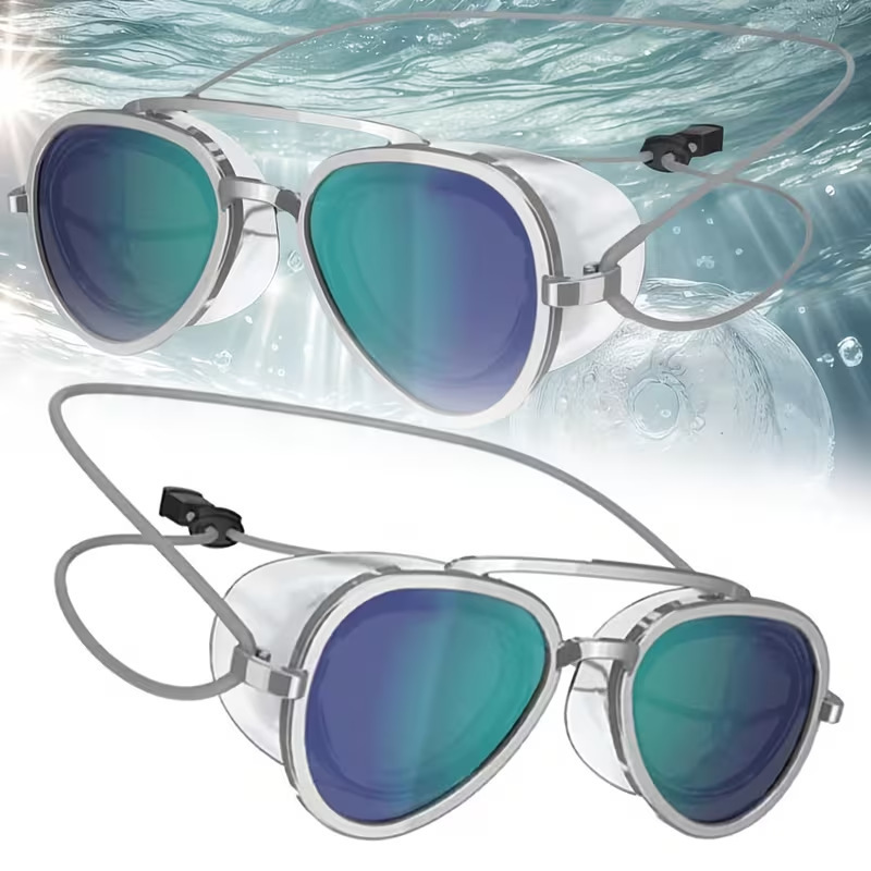 Nuevos productos transfronterizos Adult Sunny G Mariner Mirror Goggles ángulo de visión completo gafas de natación anti-nebble image 4