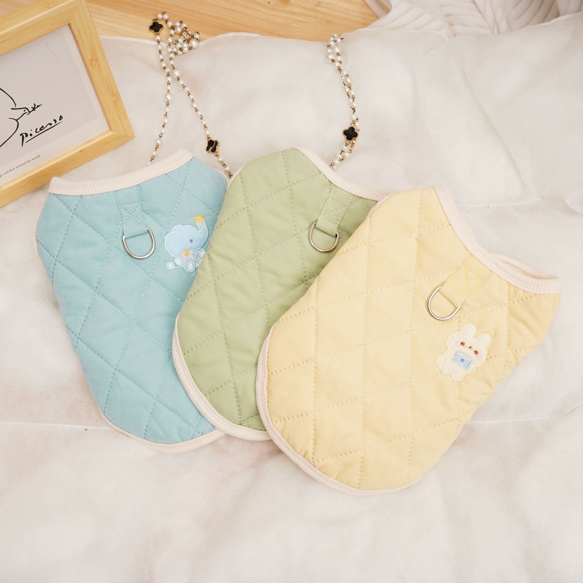 Light green waistcoat
