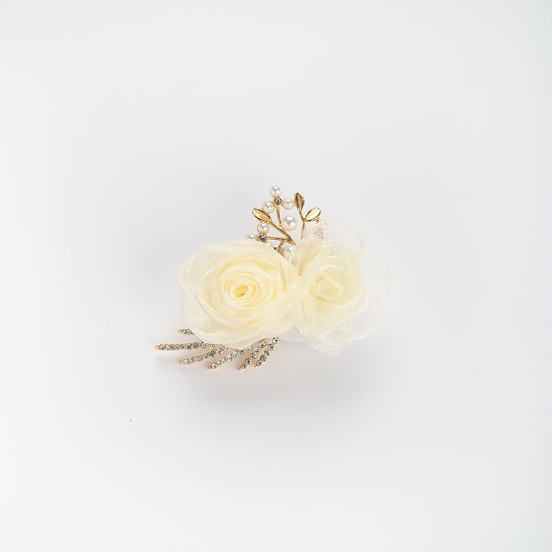 伴娘手腕花结婚新娘级感手花手环花胸花仙婚礼姐妹团白色伴手礼|undefined