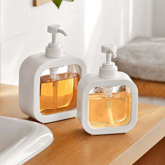 Hand sanitizer bottle large capacity empty bottle laundry detergent sub-bottle Press shower gel bottle detergent sub-bottle