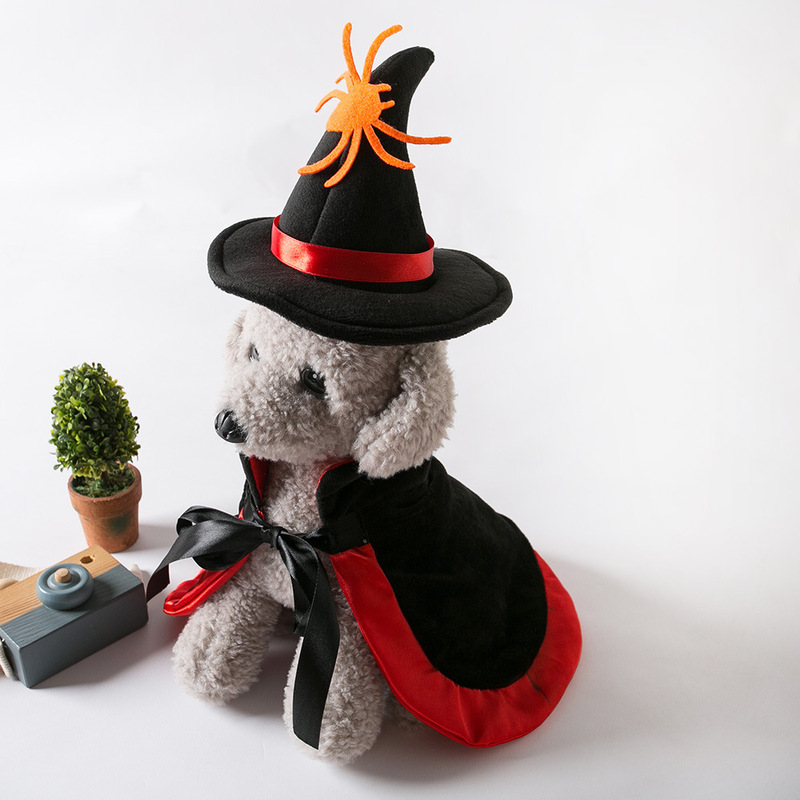 ペットのマントのハロウィンの猫の小型犬のワンピースのマントの風は縛られていません。|undefined