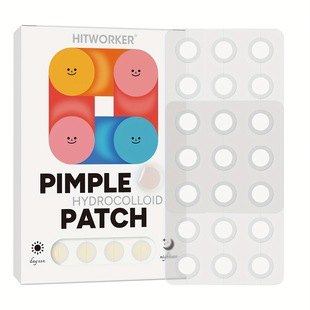 Hitworker Hydrocolloid Acne Patch Waterproof Lightweight Acne Care Concealer Transparent Round Care Acne Patch