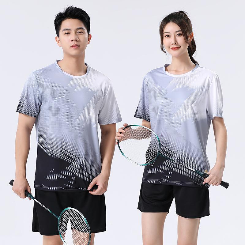 Speed wholesale table tennis badminton tennis leisure sports match suit summer new breathable sweat-absorbent ball suit men
