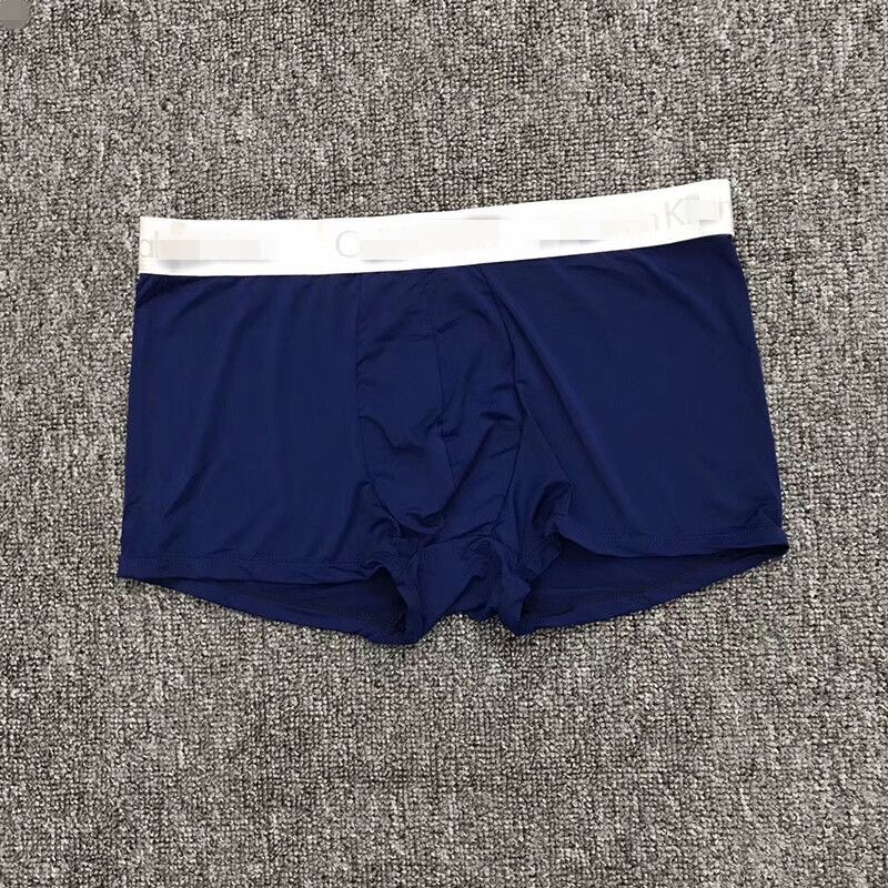 人気のメンズ下着νckυティーンエイジアイスシルクボクサーパンツスポーツショーツ男性用ボクサーブリーフ3個ギフトボックス入り|undefined