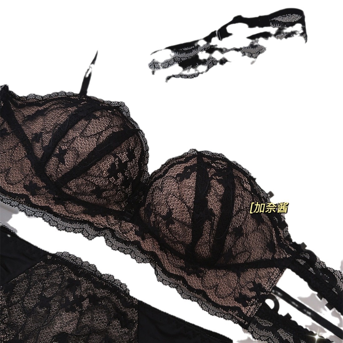 8289 Medusa estilo francés puro deseo de usar de doble uso Halter belleza espalda sexy encaje inalámbrico chica sujetador traje