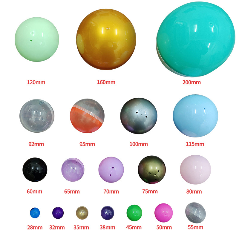 Gashapon Ball 120cm Factory Supply Round Gashapon Gift Ball Gashapon Machine Commonly Used 120mm Round Gashapon Shell