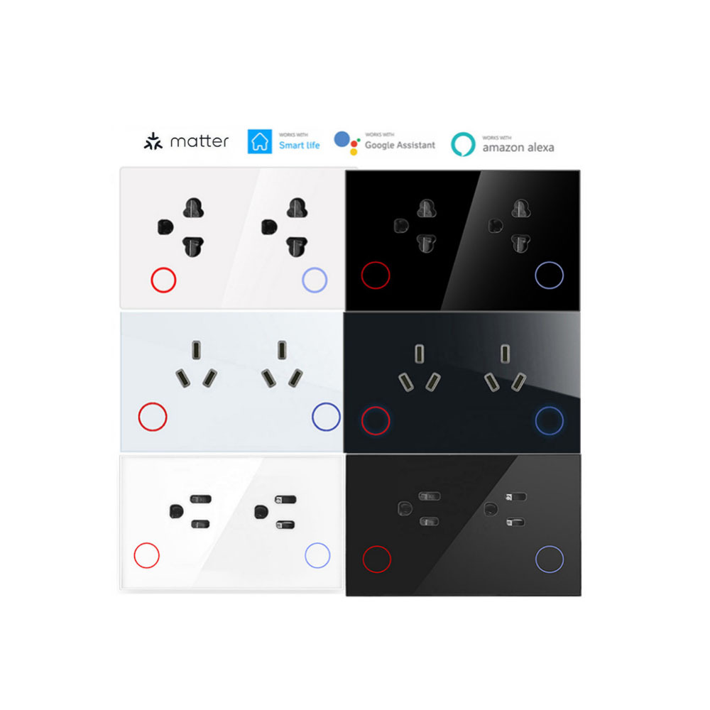 Matterwifismartsocket15A美规/越泰/澳规智能墙壁插座带计量