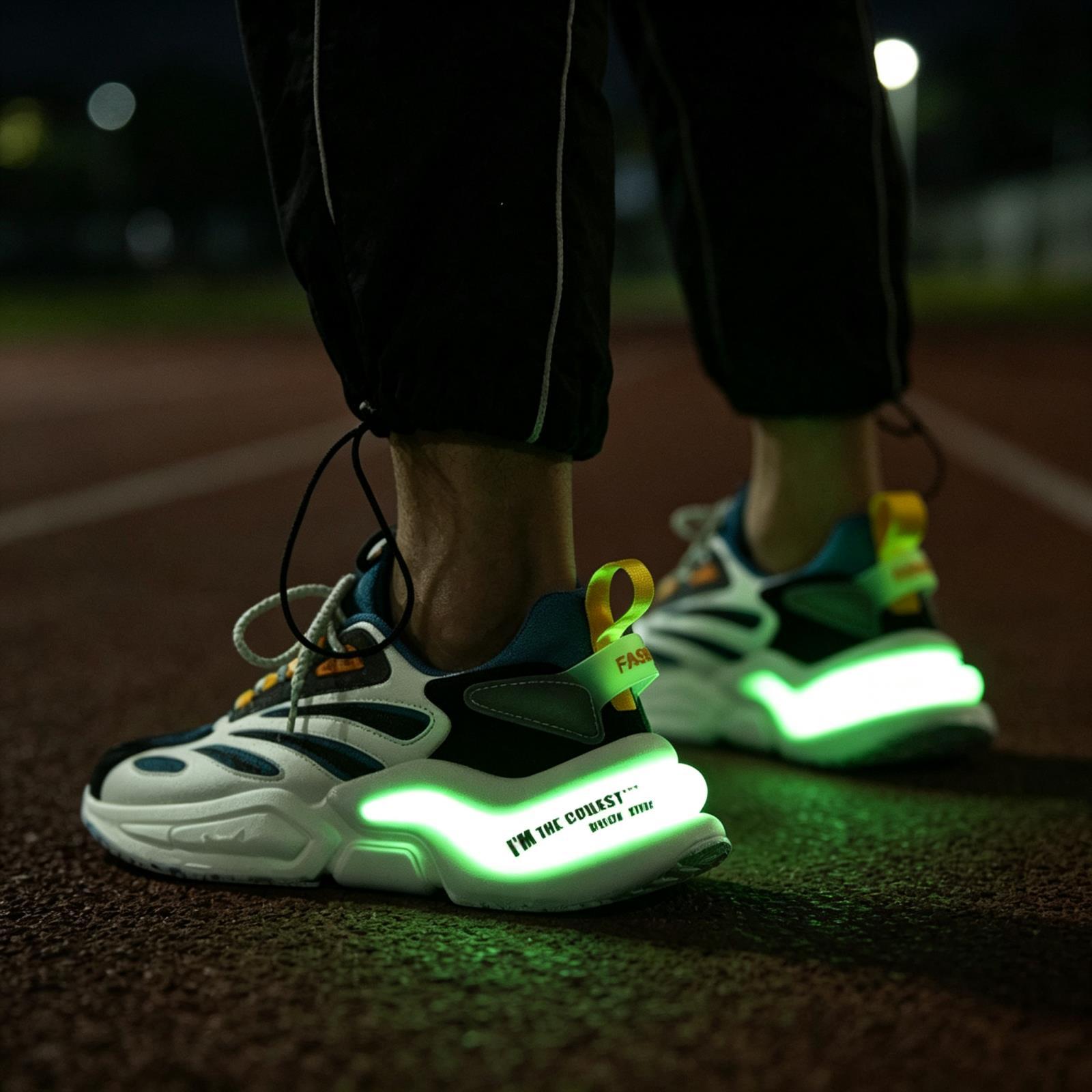 Men's Breathable Korean-style Mesh Fashion Dad Sneakers, Versatile Low-top Casual Running Shoes For Men,_vogvips.com