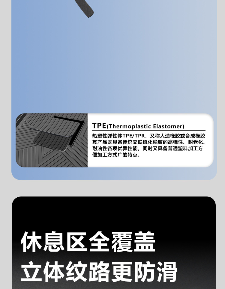 Suitable for Foton Tuano PRO full surround modification first row decorative accessory package, TPE car floor mats