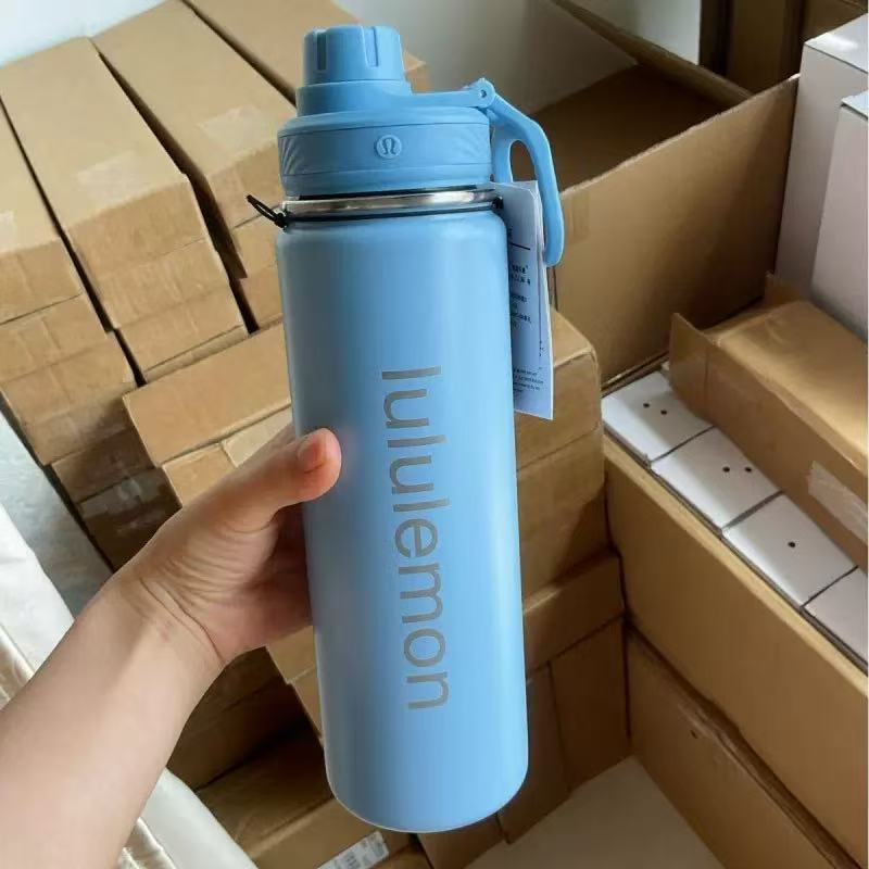 lulu保温杯露露水杯back to life710ml运动水瓶户外旅行瑜伽水杯|undefined