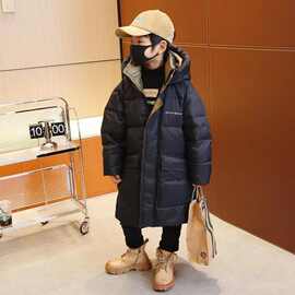 男童棉服2025冬季新款儿童中长韩版童装加厚外套中大童羽绒棉衣潮