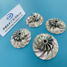五轴加工叶轮 不锈钢立式离心泵配件 切削叶轮发动机风轮壳体