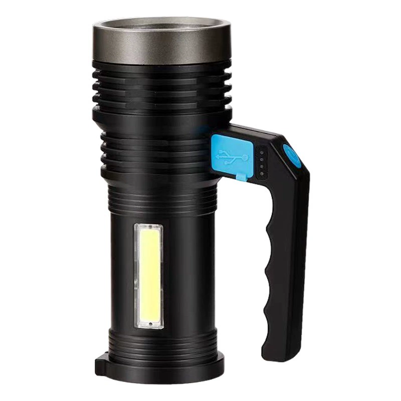 Трансграничный уличный многофункциональный бытовой портативный фонарь дальнего действия сильный свет перезаряжаемый фонарик длительный срок службы Прожектор