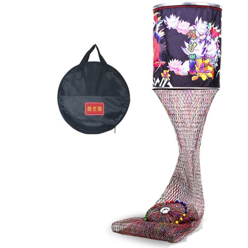 Nuevo agujero negro especial pegamento de pegamento para proteger a los peces red de pesca trenzada de gran fuerza bolsillo rápido anti-seco pegamento de nylon red de protección de peces