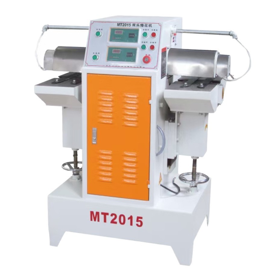 双头烙花机立式数控门板橱柜印花实木线条压花机木工机械设备