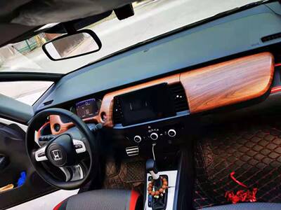 21款四代全飞度内饰中控三件套盖板|ms