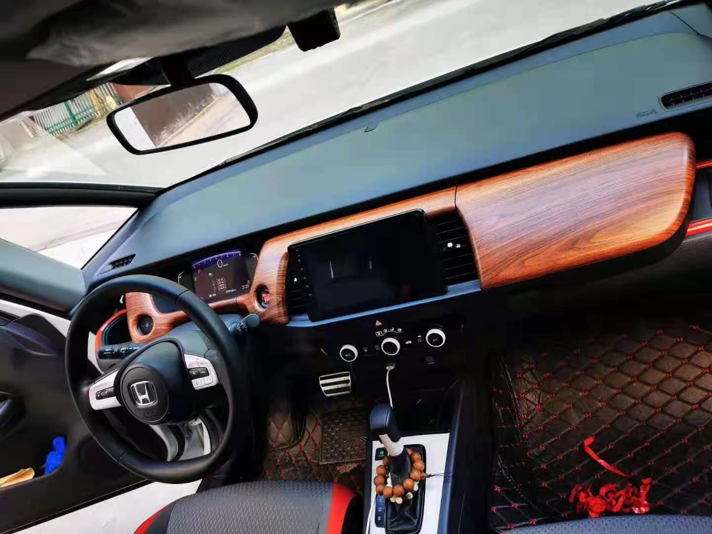 21款四代全飞度内饰中控三件套盖板|ms