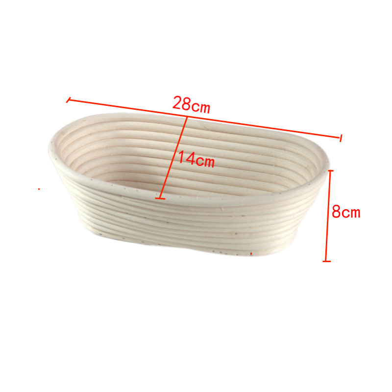 Popular ronda de pan de ratán indonesio cesta de fermentación cesta de almacenamiento tejida a mano caja de ratán cocina tesoro mamá artefacto