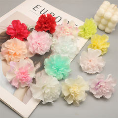 卸売模擬花頭小さなライラックカーネーションシルクフラワー造花小さな花頭 diy ビーズカーテンフラワーボールヘアピン花材