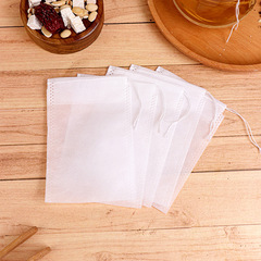 卸売り100個入泡茶袋不織布使い捨て茶包袋漢方薬煎薬袋スープ調味料ろ過袋