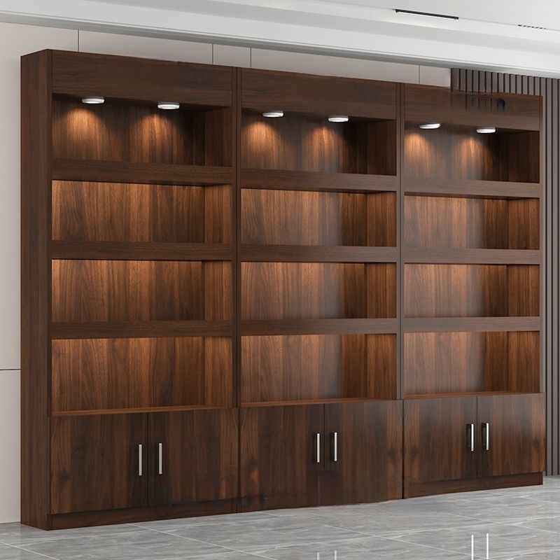 商用眼酒柜烟酒展示柜超市陈列柜白酒置物架多层货架展柜茶叶柜