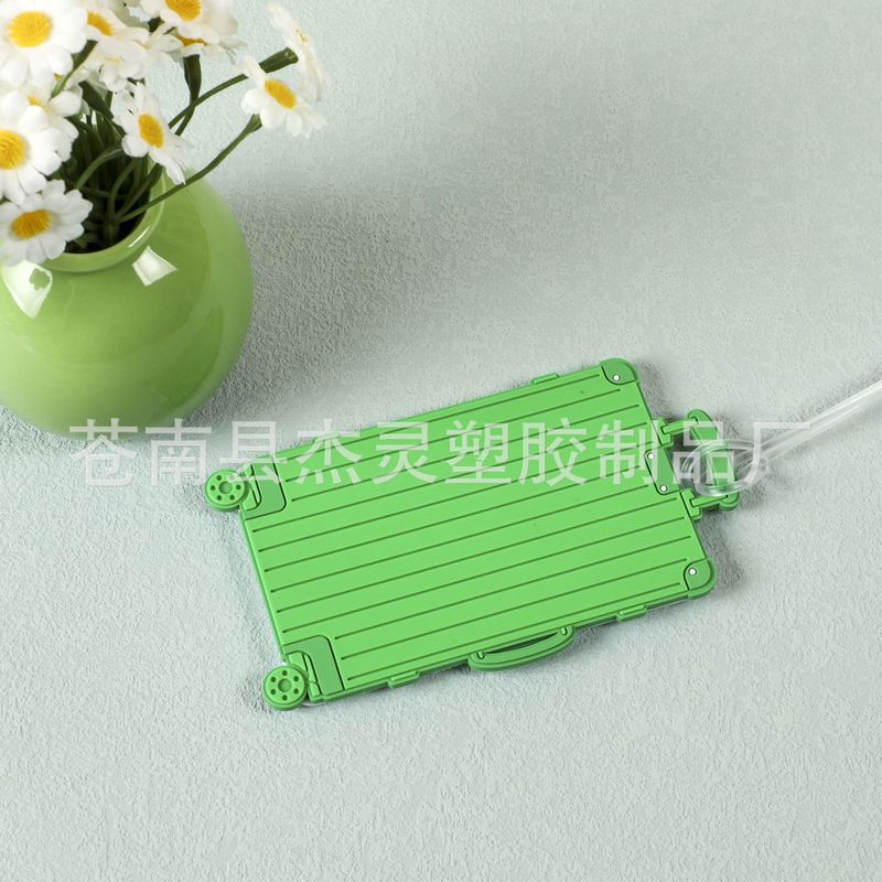 现货软胶行李牌定logoPVC公交卡套卡通硅胶登机牌橡胶旅行箱吊牌|undefined