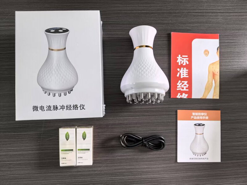 電動五行経絡ブラシ刮痧器、腹部の脂肪を燃焼し、全身を疏通するマッサージ器、脂肪燃焼と痩身のための温熱療法|undefined