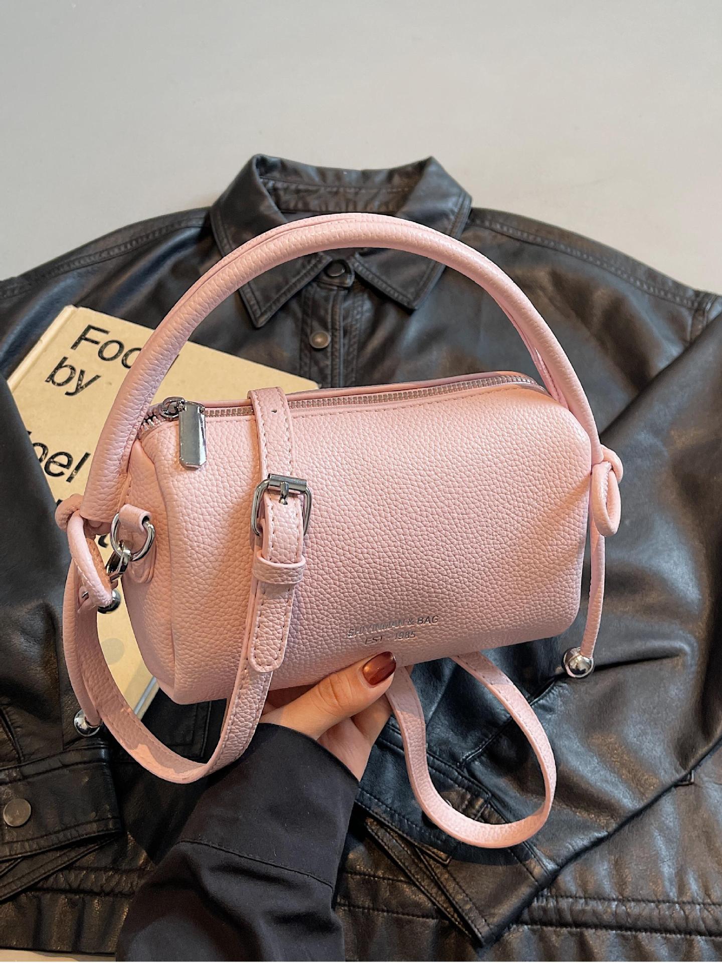 Bolso de mano simple coreano para mujeres 2025, nuevo tipo de bolso de viaje, bolso casual, ligero y de alta calidad.