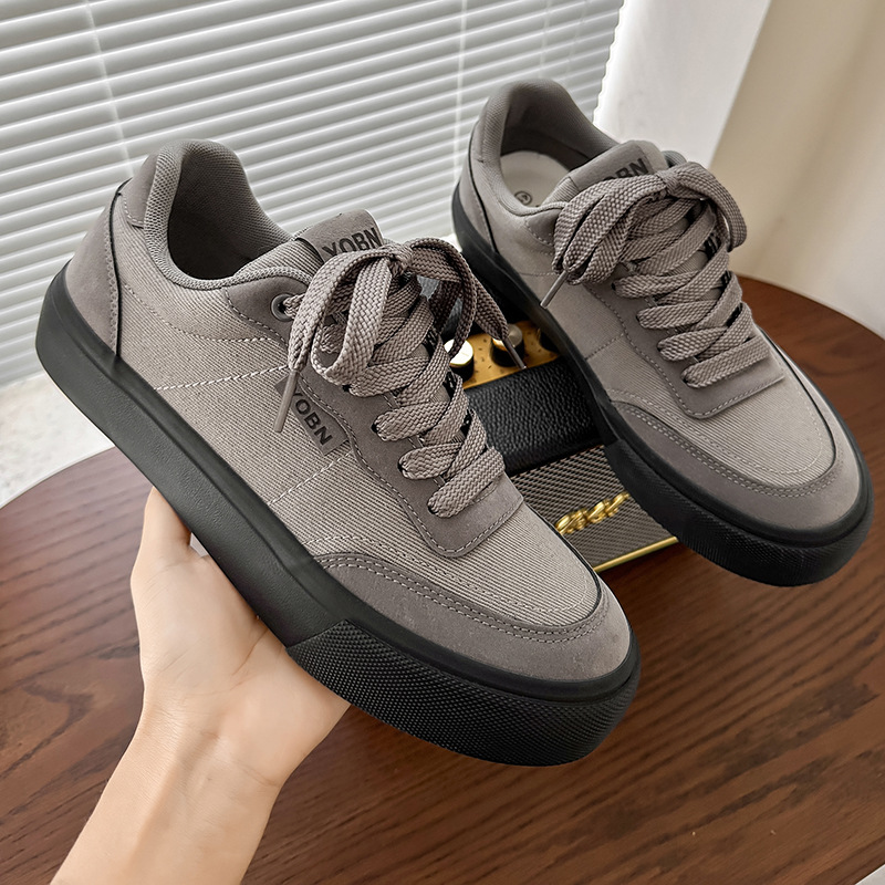 Autumn New Men's Shoes, Breathable Men's Canvas Shoes, Men's Retro Sports Skate Shoes, Fashionable Casual Trendy Shoes