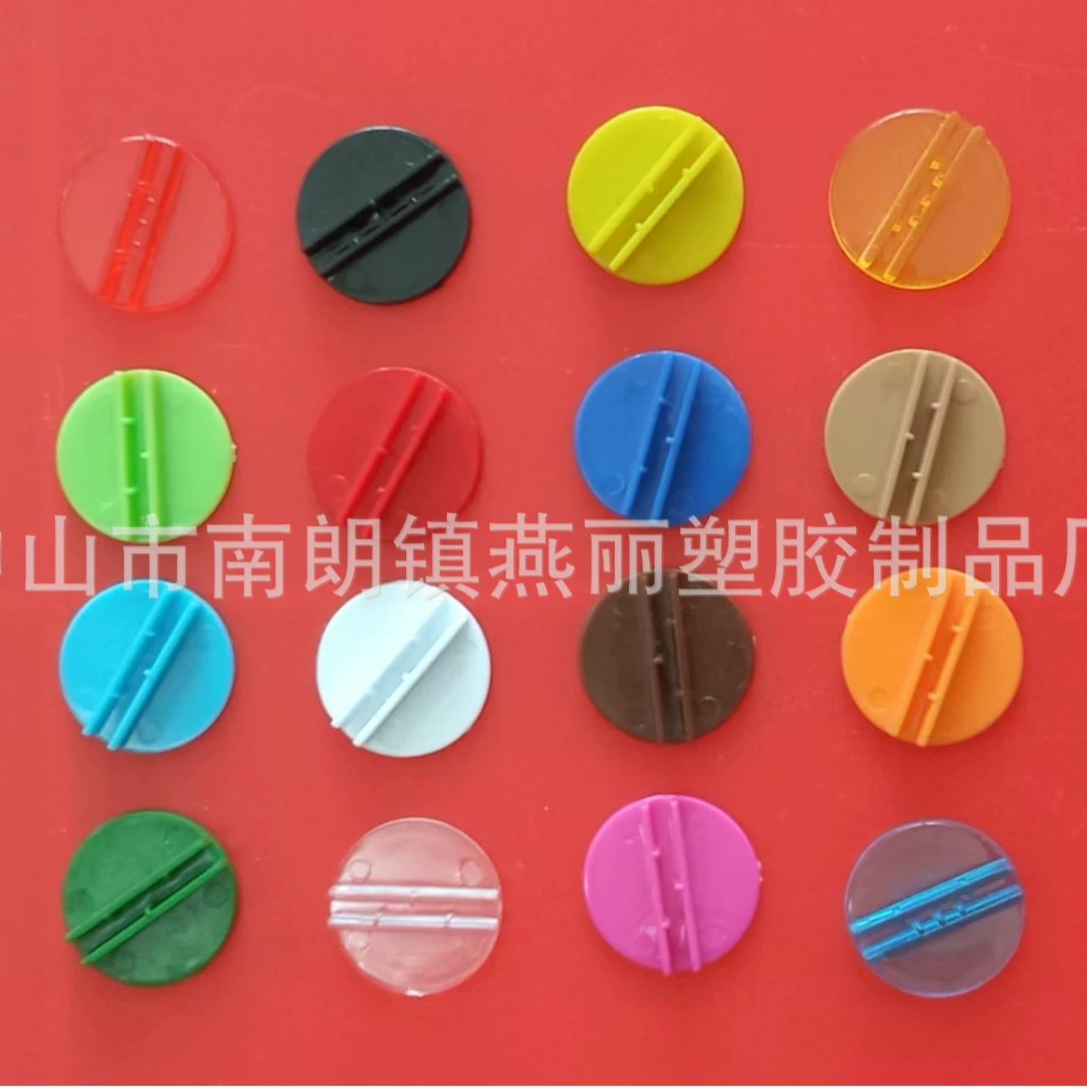 16 Different Colored Plastic Round Card Holders, Plastic Card Racks, Plastic Stands, Playing Card Holders, Card Paper Holders, Card Clip Holders