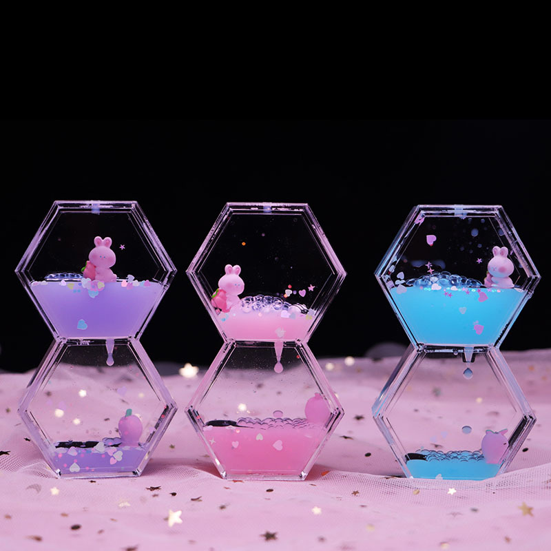 복숭아토끼 - 더블링 오일방울 [색상 랜덤]