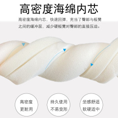 夏の椅子のクッションの椅子のクッションの厚い綿麻の四季通用の通気性の家庭用学生の馬蹄形の椅子のクッション