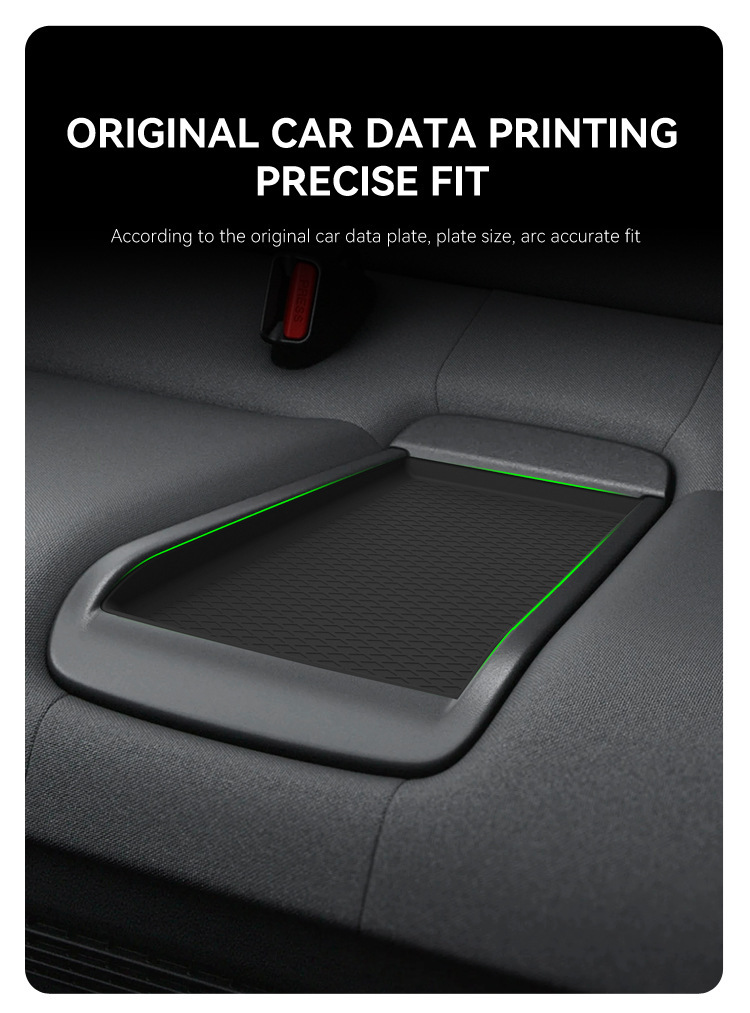 Suitable for 25 models of Prelude road vehicles, second-row seat protective anti-slip mat, specialized car interior modification accessories