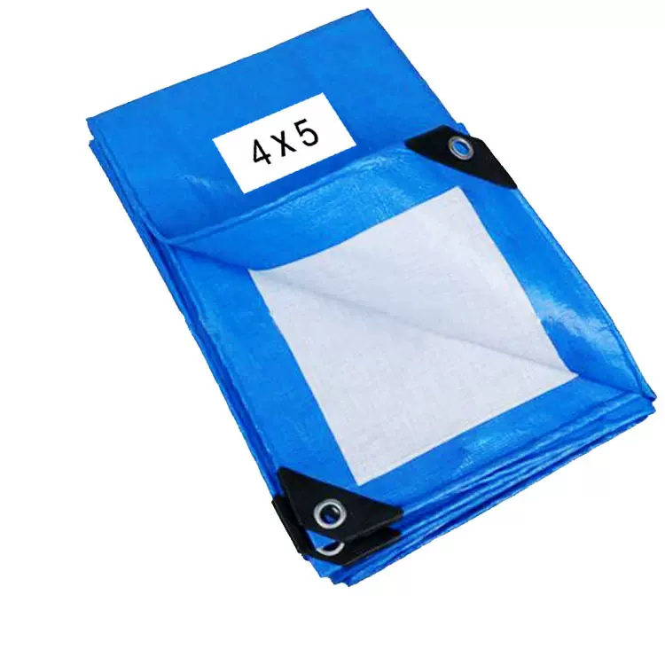 6*8米蓝白防雨布非洲畅销PE篷布厂家直销