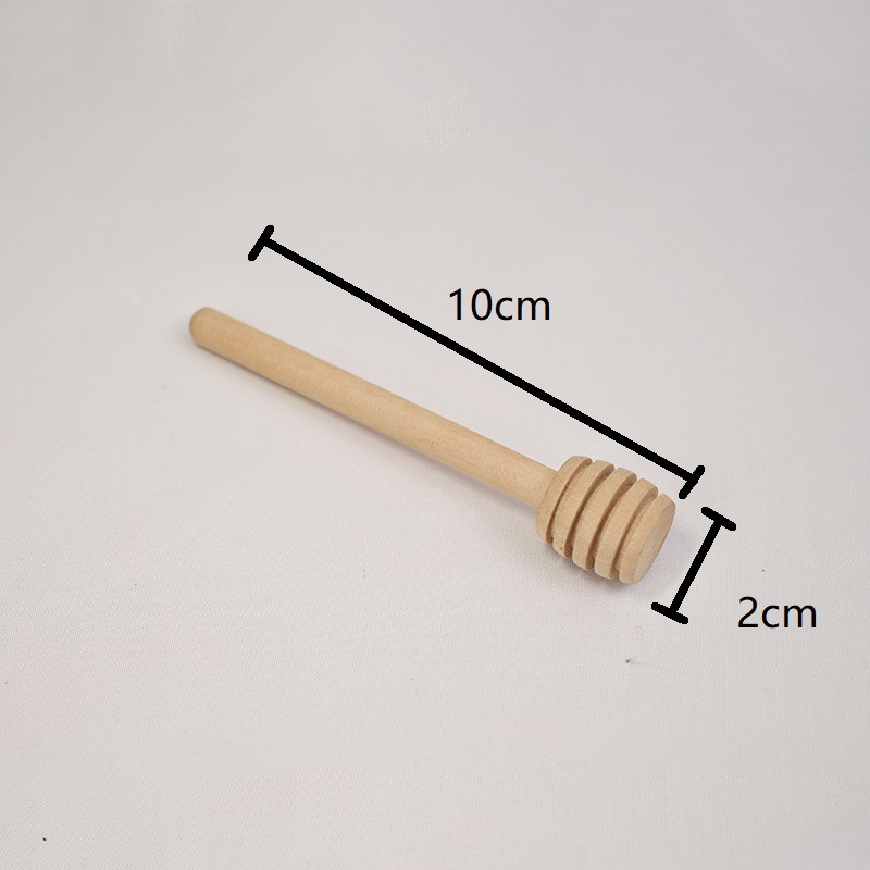 Exportación calidad loto madera miel palo mano regalo marcado madera redonda cabeza agitación varilla madera maciza miel palo agitación varilla