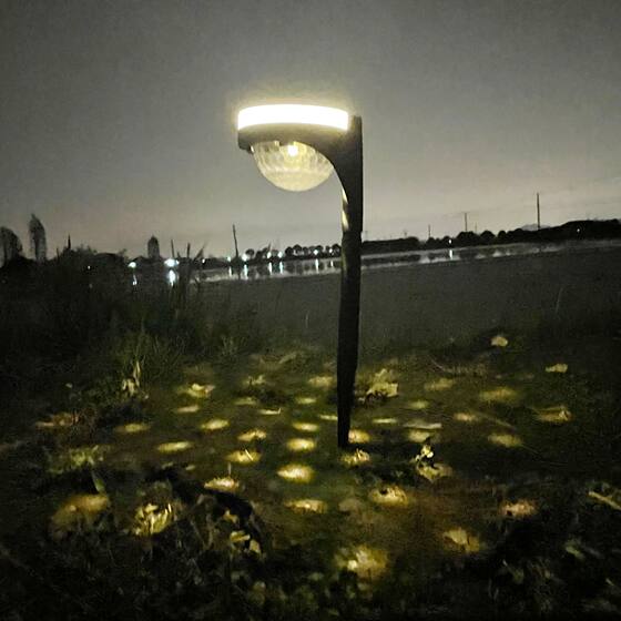 Outdoor new up and down luminous water drop projection floor insert lamp courtyard decoration lawn lamp waterproof garden landscape lamp