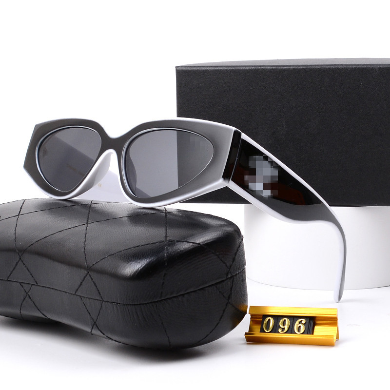 New Xiaoxiangjia Cat-Eye Sunglasses, Personalized and Fashionable, Same Style for Men and Women, Panda Color Sunglasses, Anti-Uv Glasses