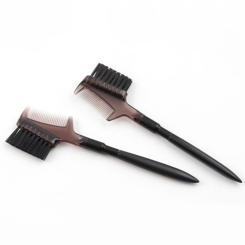 Factory Direct Sales of New Multi-Purpose Eyebrow Brush, Double-Headed Eyebrow Brush, Eyebrow Comb, Eyebrow Shaping Brush, Portable Multi-Use