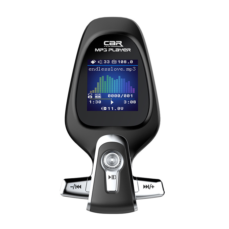 Qìchē New BT28 Color Screen QC3.0 Car FM Transmitter Car MP3 Bluetooth Player (Car mp3)