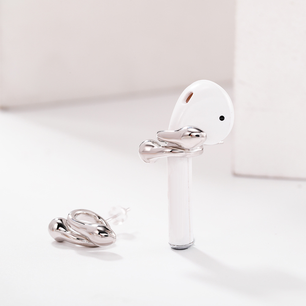 8g Weight Ear Studs Classification 1 Pair Lady Geometric Alloy Metal Unisex Ear Studs