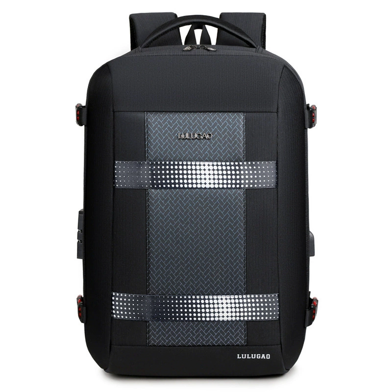 Waterproof capacious backpack charging lightweight, laptop, high-quality style