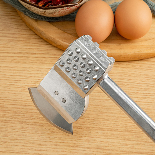 Multifunctional Aluminum Alloy Axe-style Meat Tenderizer and Chopper Kitchen Meat Hammer Home Tool Direct Supply
