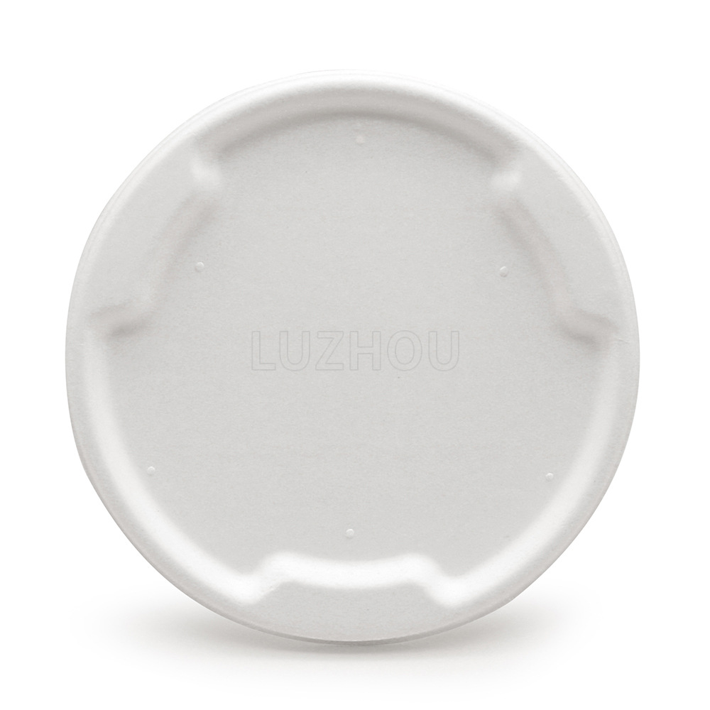 Shaogeng oasis Pulpa de caña de azúcar Pulpa de bambú vajilla desechable 1500ml tazón redondo degradable compostable